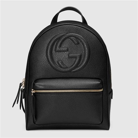 gucci soho black backpack|Gucci Backpacks for Men .